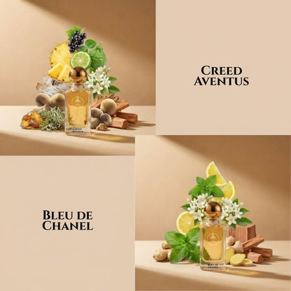 Creed Aventus + Bleu de Chanel