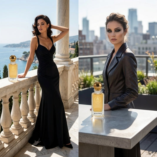 Versace Crystal Noir + Black Opium