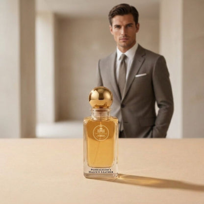 Penhaligon's Halfeti by Haus Of Jawhar lifestyle in a luxury outdoor setting.