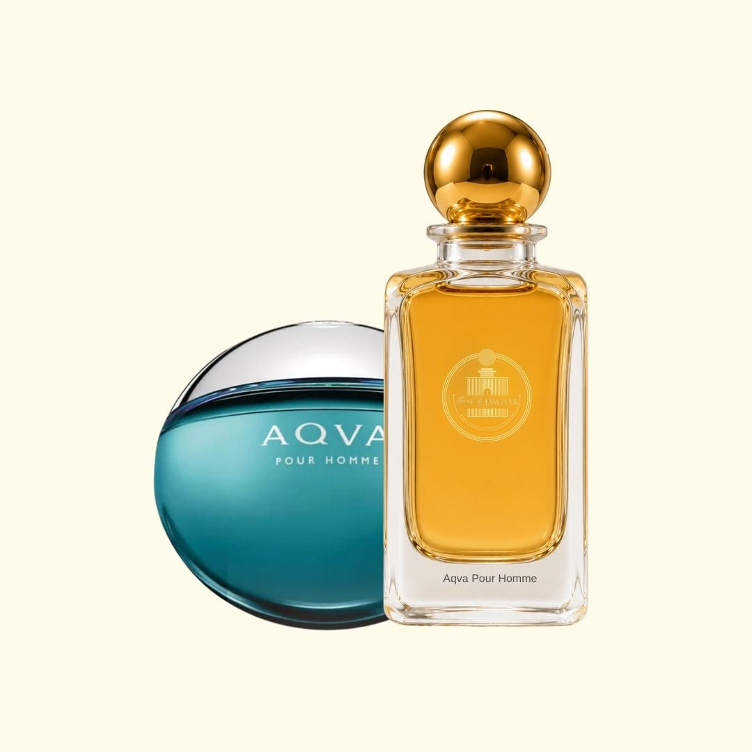 Haus Of Jawhar Aqva Pour Homme perfume bottle with Aqva Pour Homme fragrance reference.