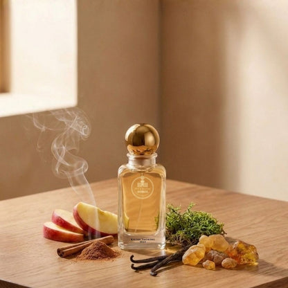 Haus Of Jawhar By Kilian Smoking Hot perfume bottle with apple, cinnamon, vanilla and amber fragrance notes.