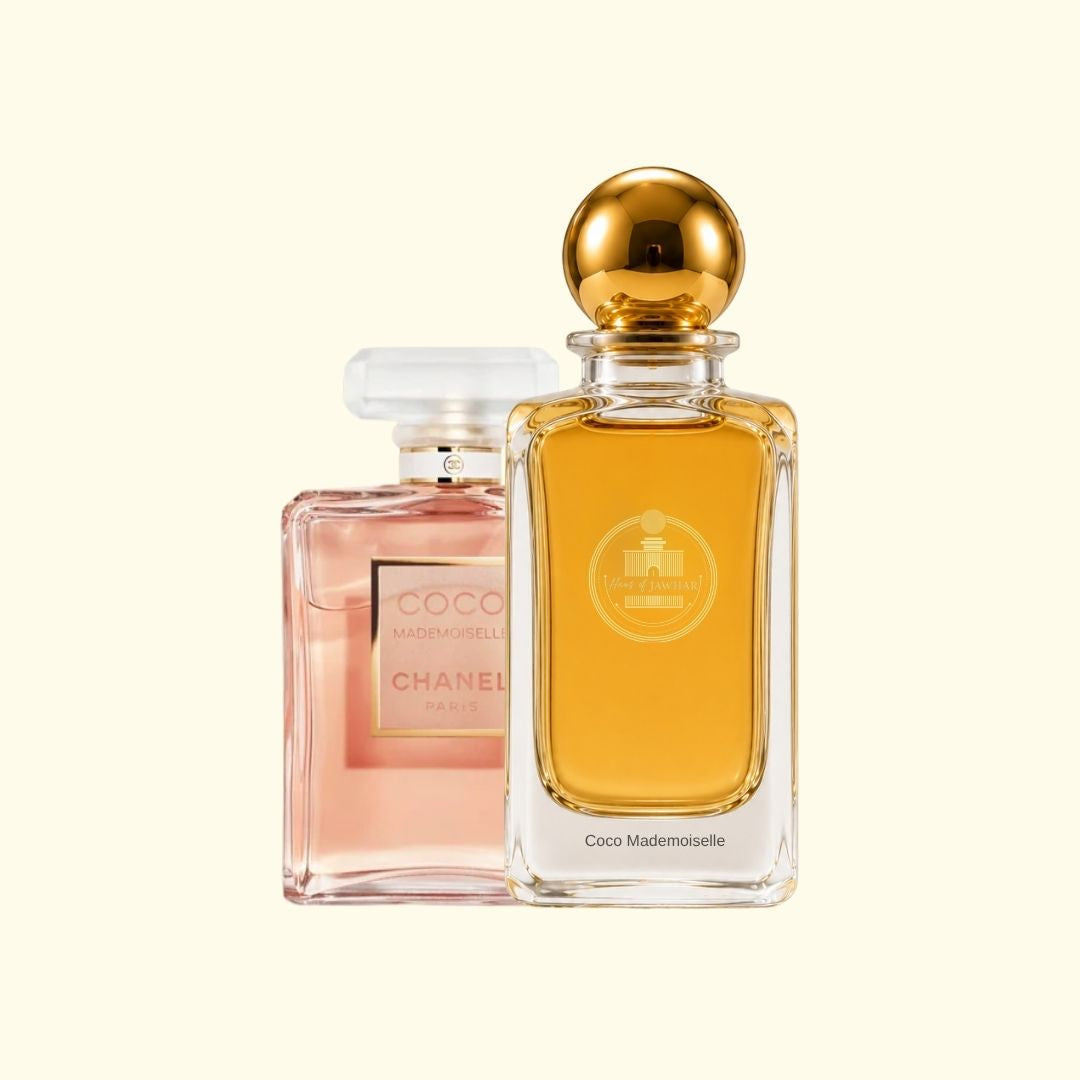 Haus Of Jawhar Coco Mademoiselle perfume bottle with Coco Mademoiselle fragrance reference.