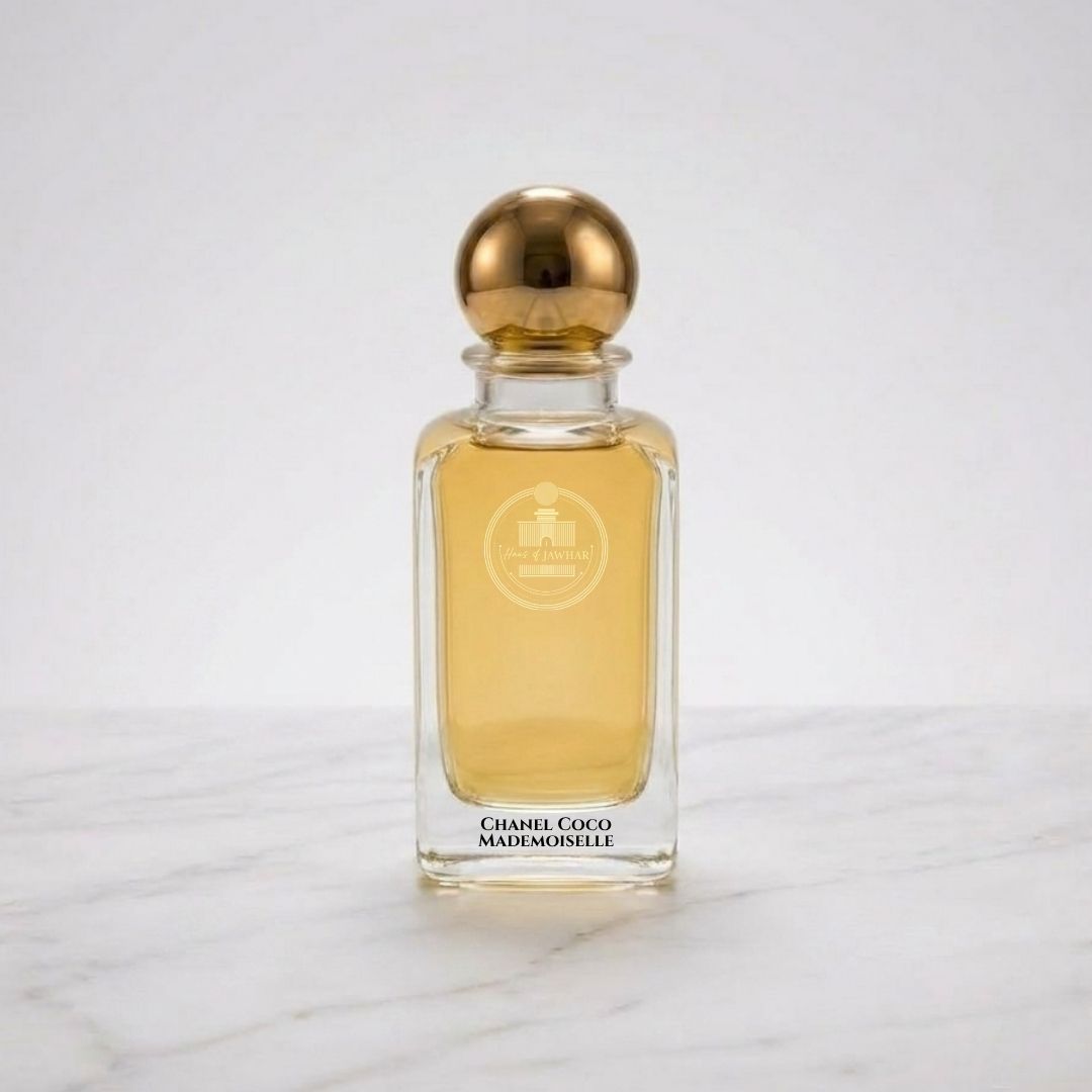 Haus Of Jawhar Chanel Coco Mademoiselle perfume bottle.
