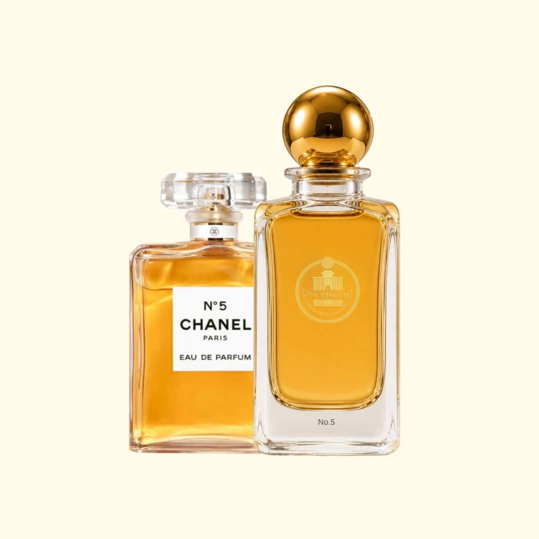 Haus Of Jawhar Chanel No. 5 perfume bottle with Chanel No. 5 fragrance reference.