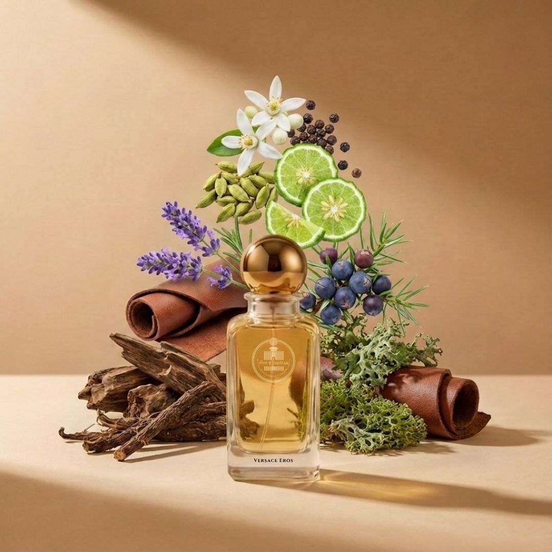 Haus Of Jawhar Dunhill Icon perfume bottle with neroli, black pepper, lavender and oud fragrance notes. 