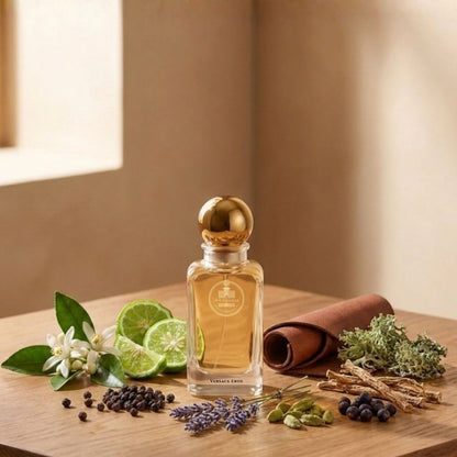 Haus Of Jawhar Dunhill Icon perfume bottle with neroli, black pepper, lavender and oud fragrance notes.
