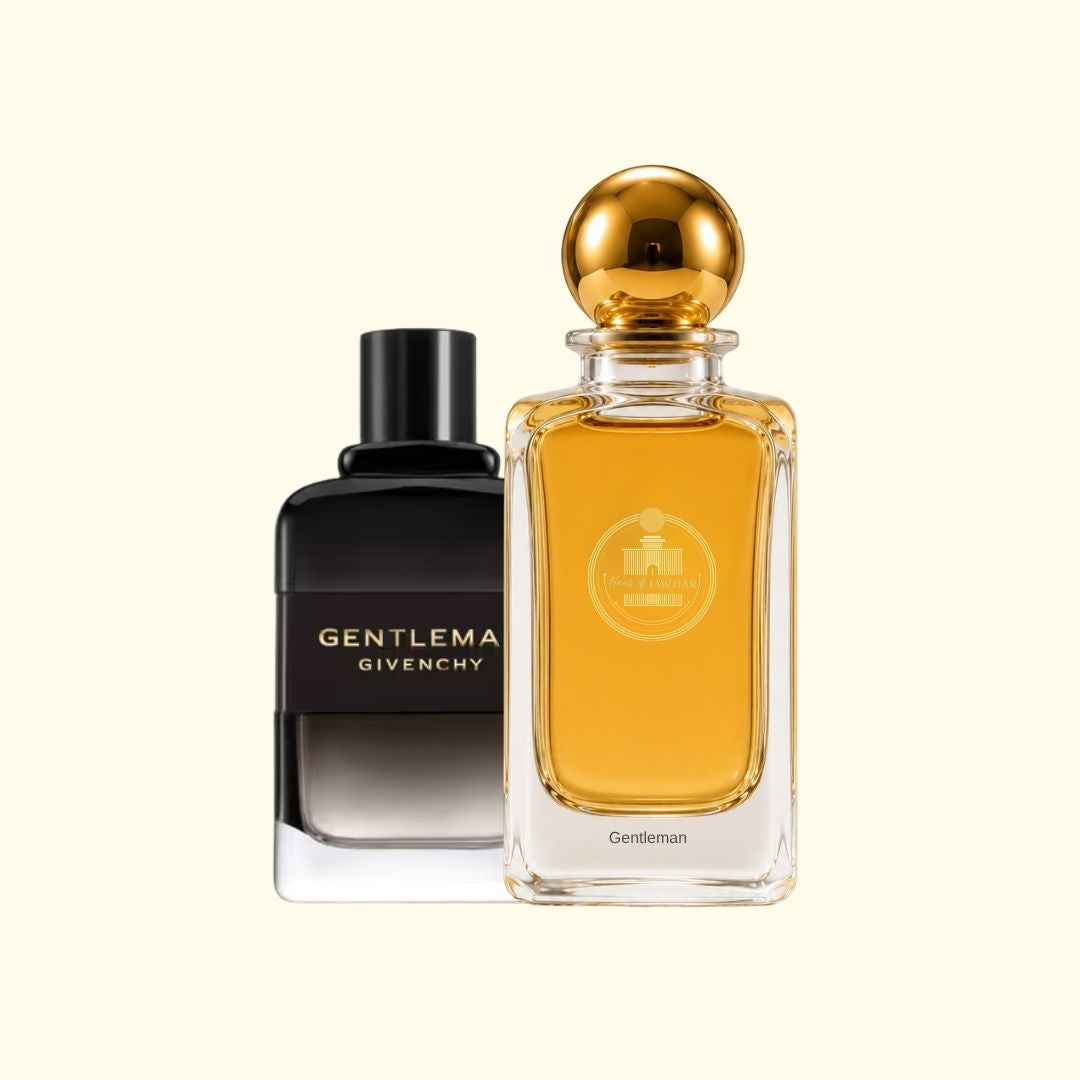 Haus Of Jawhar Givenchy Gentleman perfume bottle with Givenchy Gentleman fragrance reference.