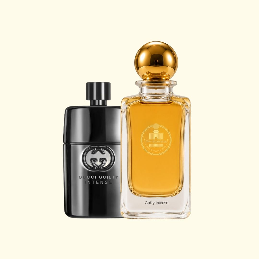 Haus Of Jawhar Gucci Guilty Intense perfume bottle with Gucci Guilty Intense fragrance reference.