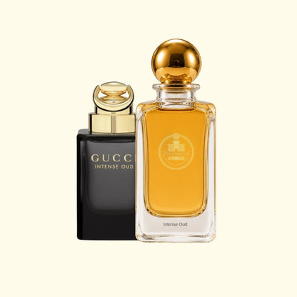 Haus Of Jawhar Gucci Oud perfume bottle with Gucci Oud fragrance reference.