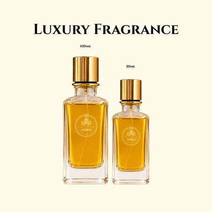 Haus Of Jawhar luxury perfume bottles available in 50ml and 100ml sizes.