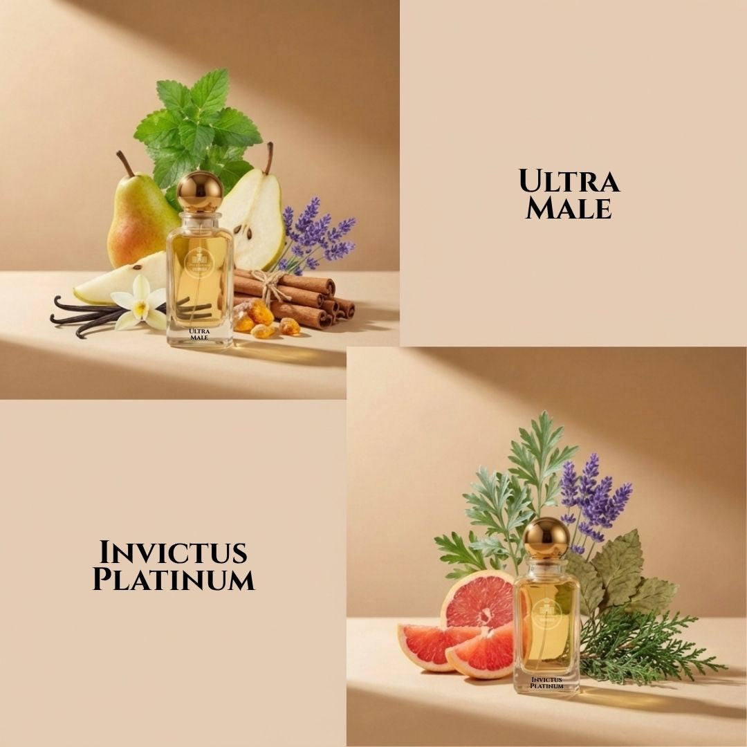 Haus Of Jawhar Ultra Male and Invictus Platinum scent profile.