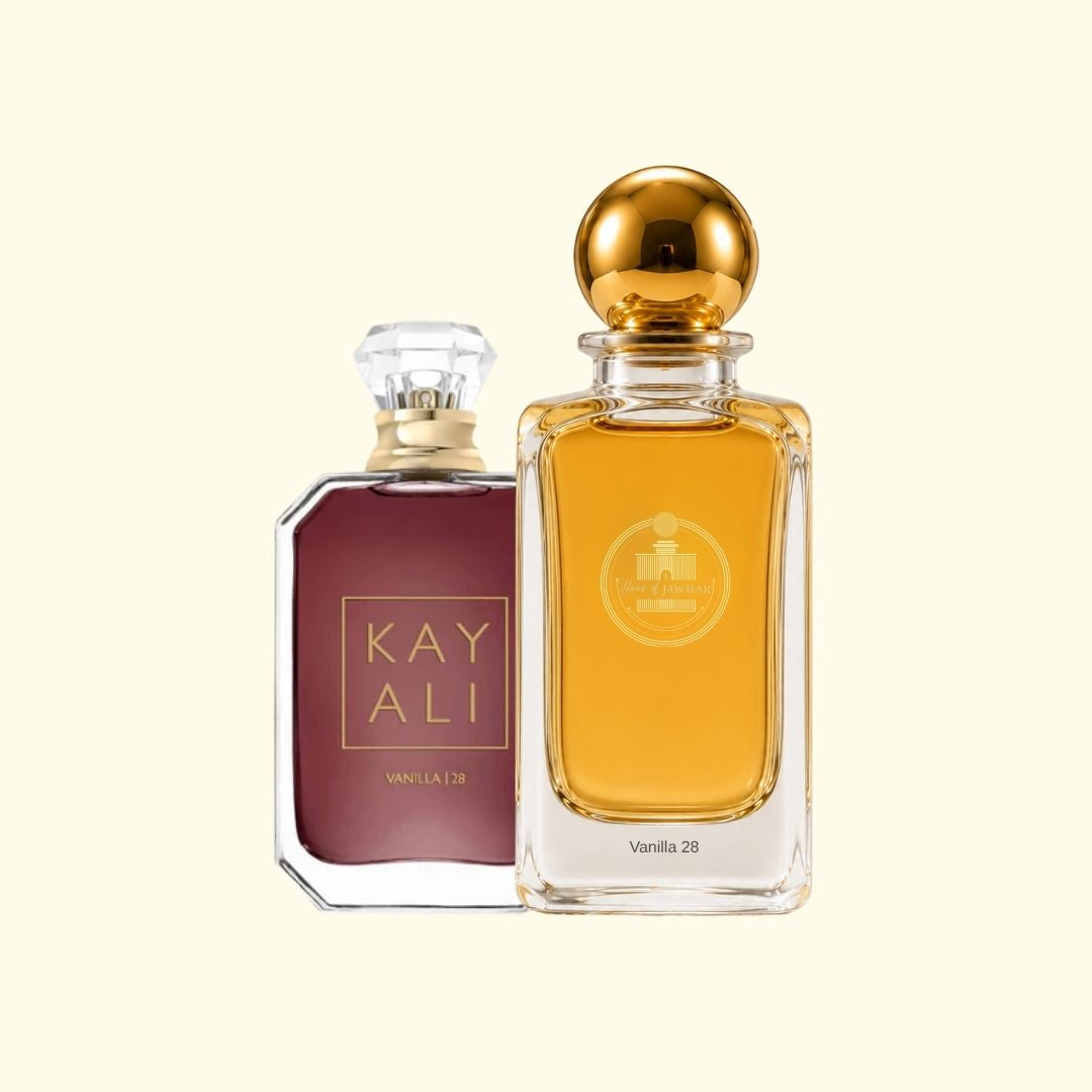 Haus Of Jawhar Vanilla 28 perfume bottle with Vanilla 28 fragrance reference.