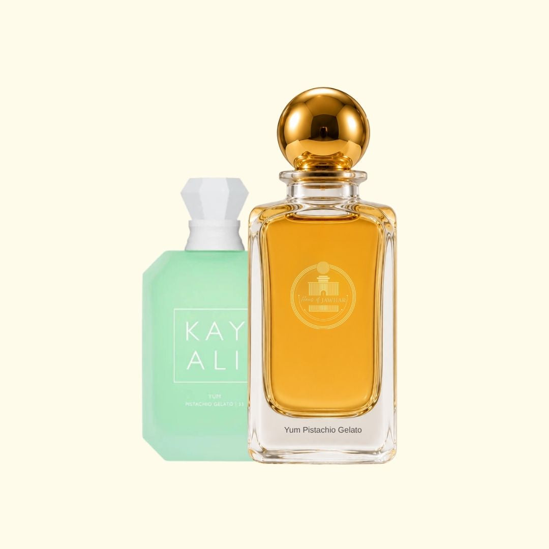 Haus Of Jawhar Yum Pistachio Gelato 33 perfume bottle with Yum Pistachio Gelato 33 fragrance reference.