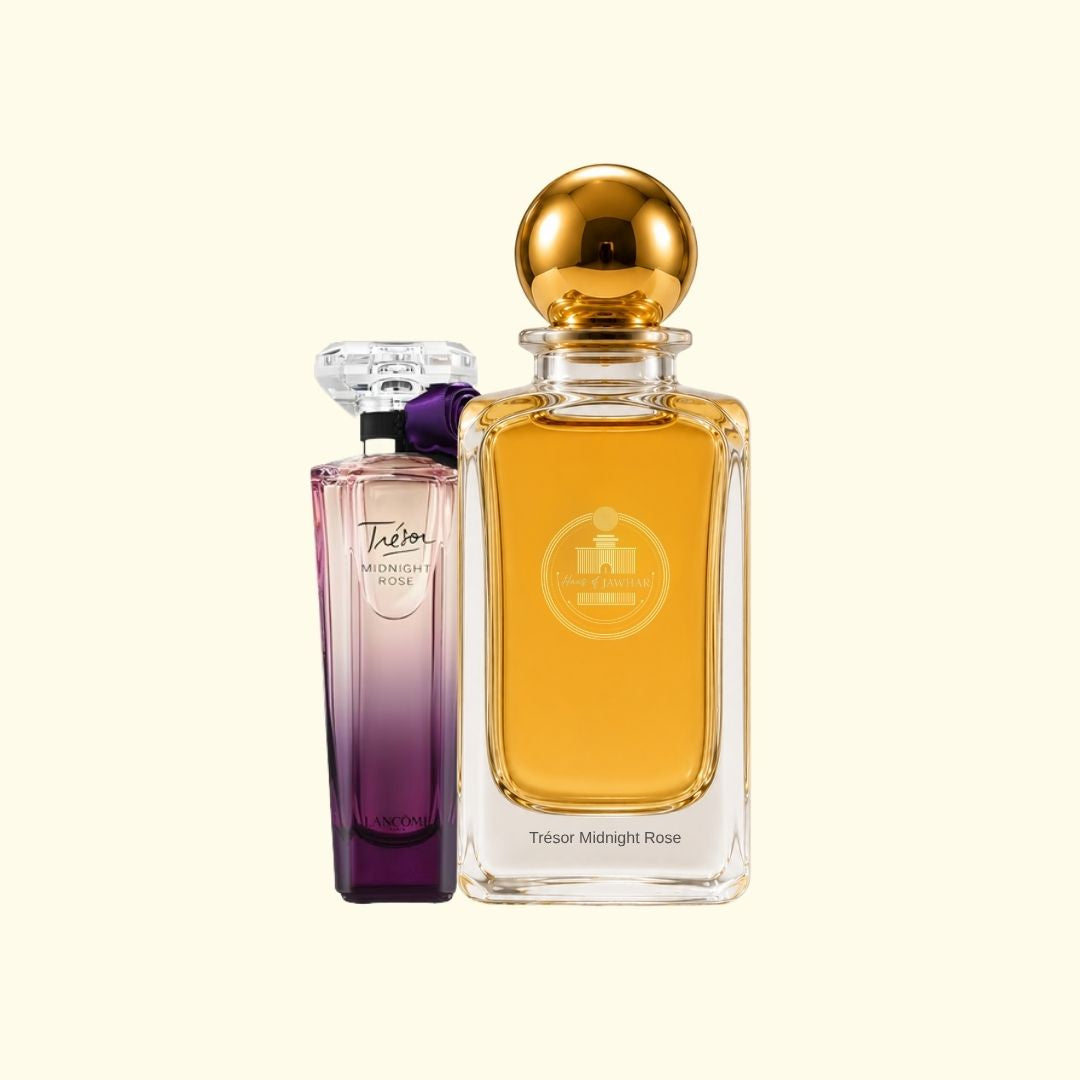 Haus Of Jawhar Trésor Midnight Rose perfume bottle with Trésor Midnight Rose fragrance reference.