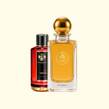 Haus Of Jawhar Red Tobacco perfume bottle with Red Tobacco fragrance reference.