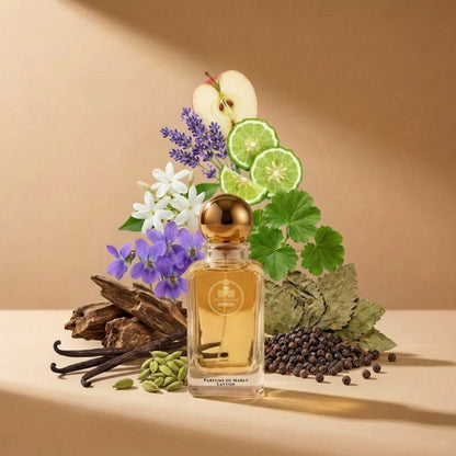 Haus Of Jawhar Parfums de Marly Layton perfume bottle with apple, lavender, vanilla and sandalwood fragrance notes.