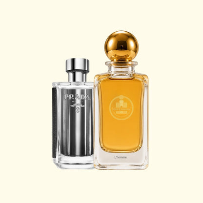 Haus Of Jawhar L'Homme perfume bottle with L'Homme fragrance reference.