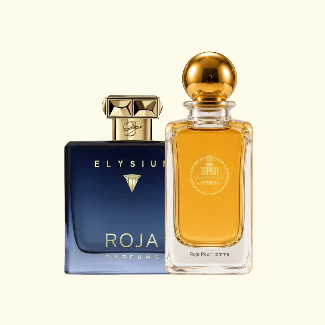 Haus Of Jawhar Elysium Pour Homme perfume bottle with Elysium Pour Homme fragrance reference.
