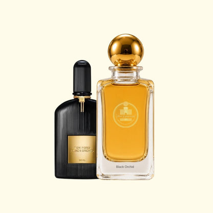 Haus Of Jawhar Black Orchid perfume bottle with Black Orchid fragrance reference.