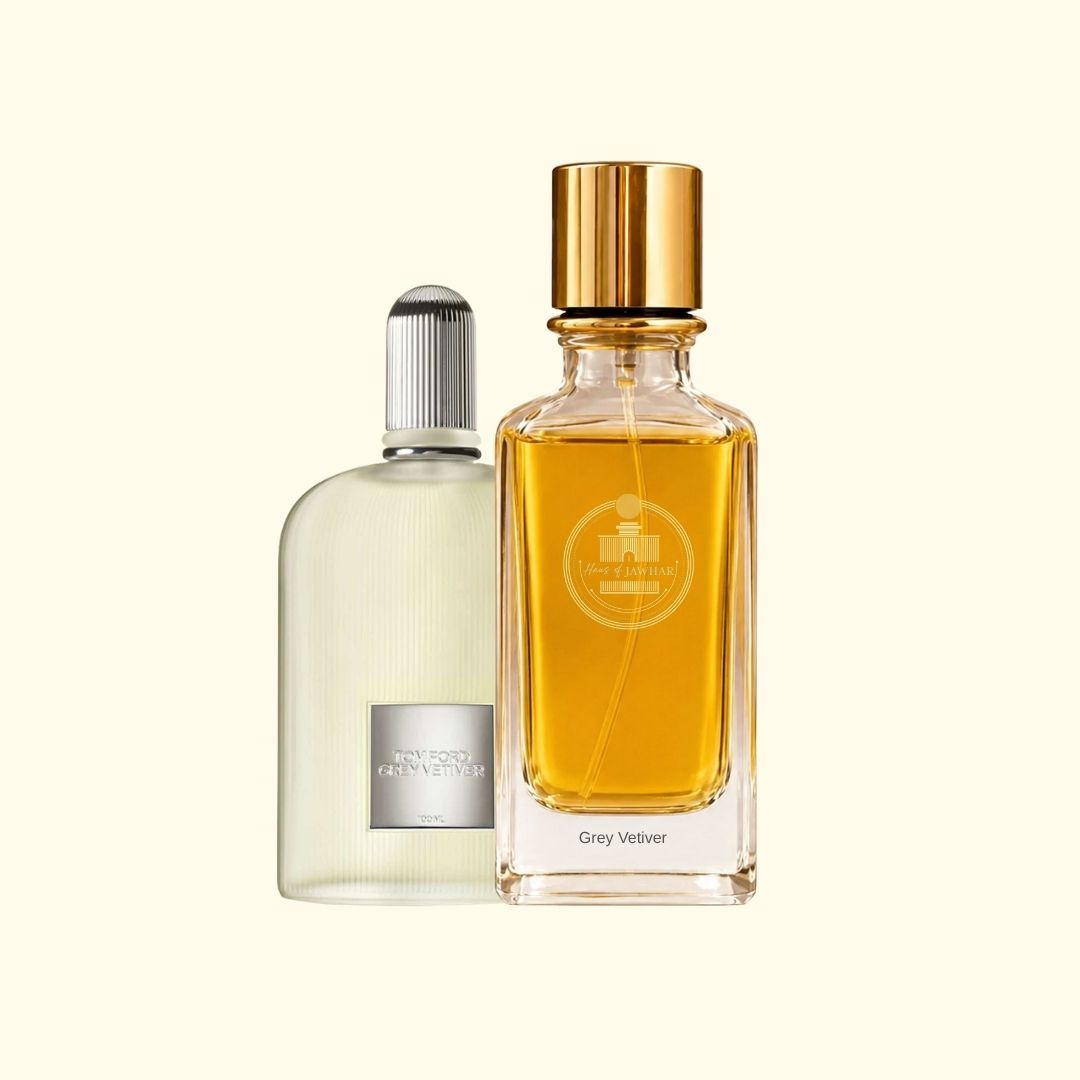 Haus Of Jawhar Tom Ford Grey Vetiver perfume bottle with Tom Ford Grey Vetiver fragrance reference.