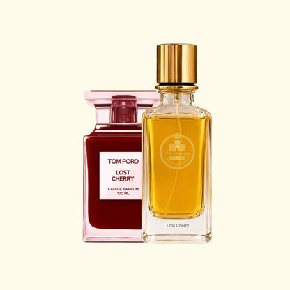 Haus Of Jawhar Lost Cherry perfume bottle with Lost Cherry fragrance reference.