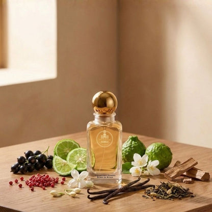 Haus Of Jawhar Valentino Donna Born in Roma perfume bottle with jasmine, blackcurrant, bourbon vanilla and woody fragrance notes.