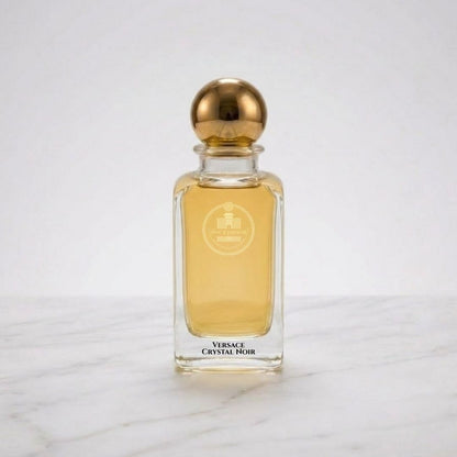 Haus Of Jawhar Versace Crystal Noir perfume bottle.