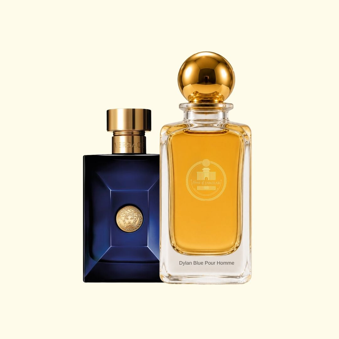 Haus Of Jawhar Dylan Blue Pour Homme perfume bottle with Dylan Blue Pour Homme fragrance reference.