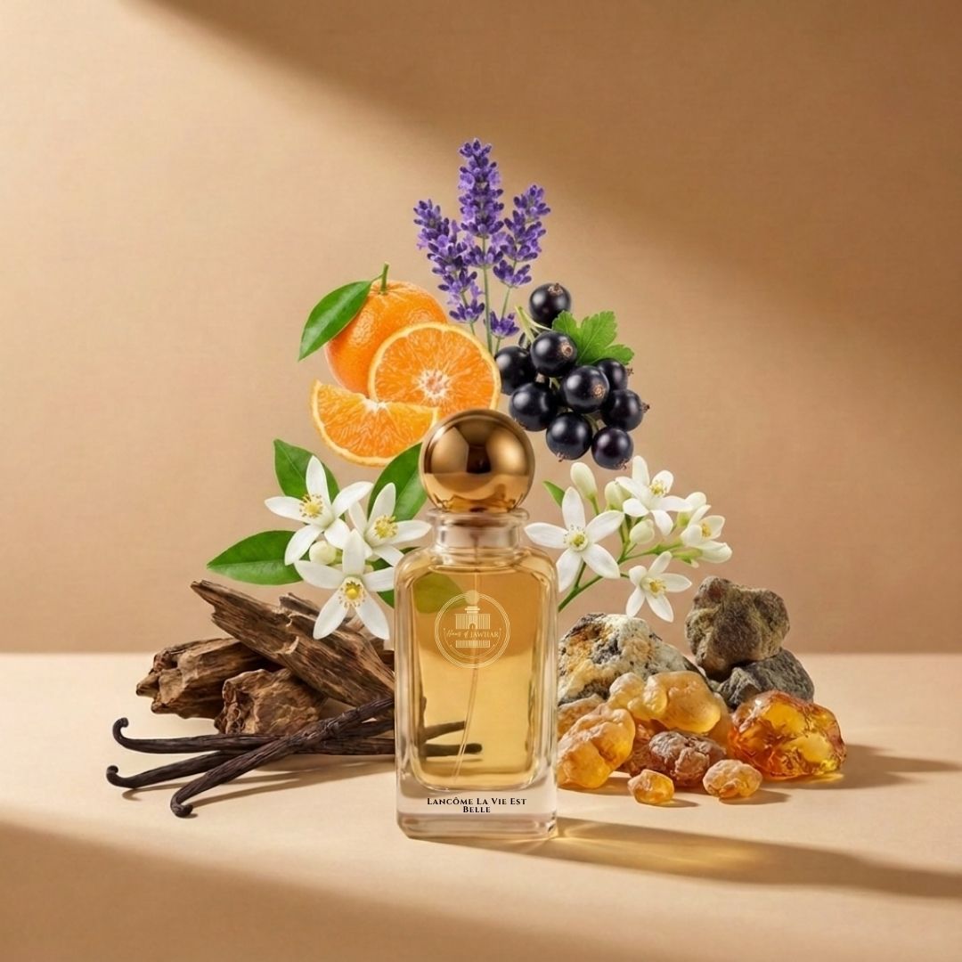 Haus Of Jawhar YSL Libre perfume bottle with lavender, orange blossom, vanilla and musk fragrance notes.