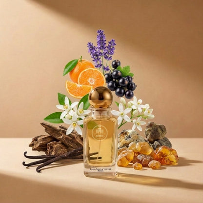 Haus Of Jawhar YSL Libre perfume bottle with lavender, orange blossom, vanilla and musk fragrance notes.