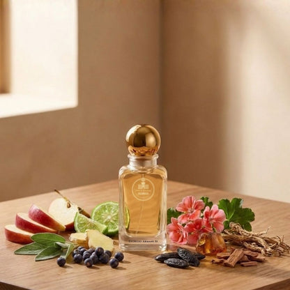 Haus Of Jawhar YSL Y perfume bottle with bergamot, sage, cedarwood and tonka bean fragrance notes.